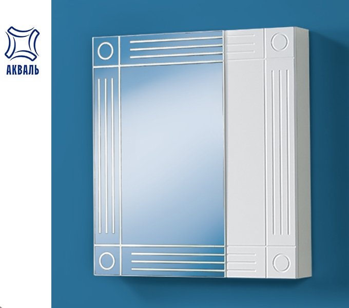 ОЛИВИЯ 60 (EO.04.60.00.N) зеркало-шкаф Акваль