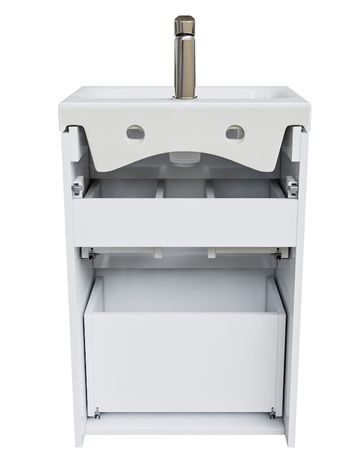 Zodiac 50 тумба IDDIS [ZOD5CBFi95K], с умывальником, с ящиками