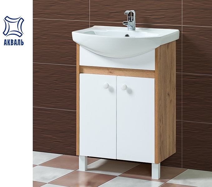 ИРИС 60 (ИРИС.60.00.00.N) тумба Акваль под умывальник