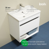Zodiac X 60 тумба IDDIS [ZDX60WNi95], с нишей
