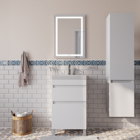 Zodiac 50 тумба IDDIS [ZOD5CBFi95K], с умывальником, с ящиками