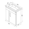Torr 40 тумба IDDIS [TOR40W1i95K], с умывальником