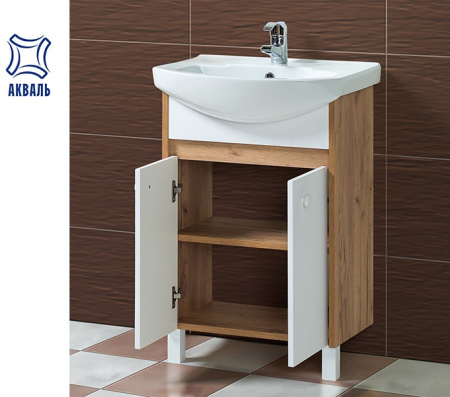ИРИС 60 (ИРИС.60.00.00.N) тумба Акваль под умывальник