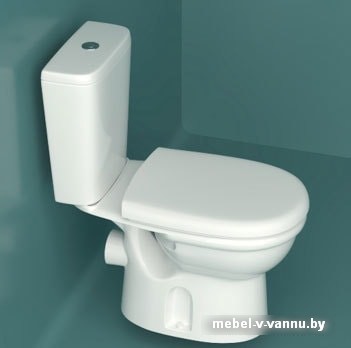 Унитаз Керамин Ареццо (бачок, сиденье полипропилен, 1-режимный слив)