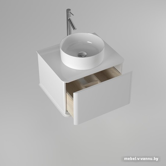 Briz Тумба подвесная Рим 60 с накладным умывальником Креа 380