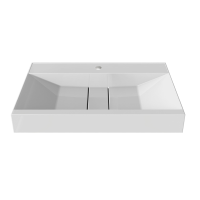 БЁРН Бн-800 умывальник Белюкс [4810924292421], Белый матовый, Solid Surface