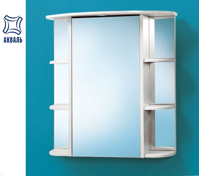МИЛАНА 75 (АМ.04.75.00.L) зеркало-шкаф Акваль