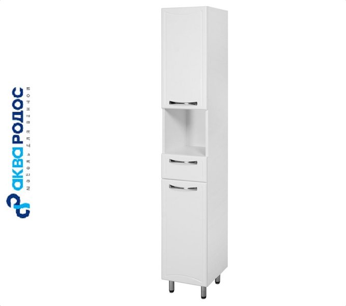 ДЕКОР 30 (R) шкаф-пенал Аква Родос (ОР0000564)