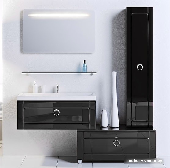 Aqwella Тумба Инфинити 80 Inf.03.08/BLK