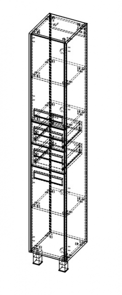ТУРИН 30 шкаф-пенал АВН (64.12)