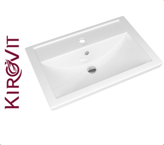 ФОСТЕР 70 Kirovit. Умывальник мебельный к тумбе.