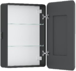 Orion LED 55 зеркало-шкаф EQUIL [szORION55.R], Черный, правый