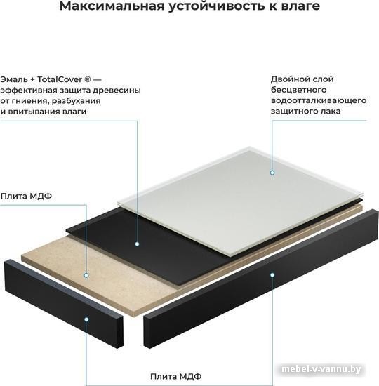 Wellsee Genuine Tree 162021000, 80 см (столешница)