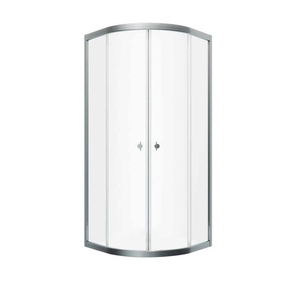 Душевой уголок Triton Альфа Хром А1 100х100 без поддона (прозрачное стекло)