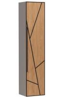 Ferro 36 Пенал подвесной EQUIL [ppFERRO36.R-11], правый, Дуб мадера/Лен антрацит