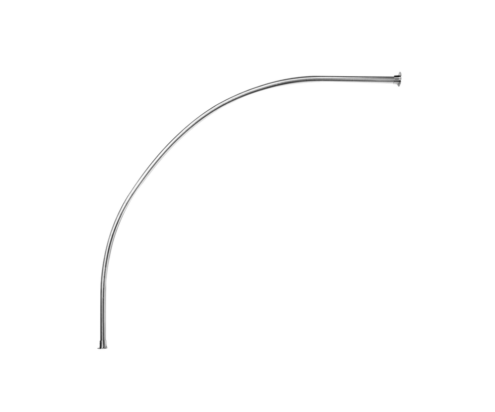 Карниз 900*900 мм нержавеющий Полукруг