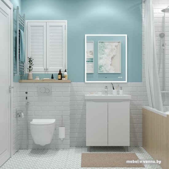 Briz Тумба напольная Мальта 70 с умывальником Фостер