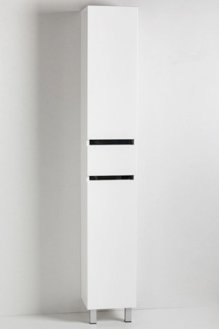 АВН Шкаф-пенал Бергамо 30 с корзиной левый [47.03-01]