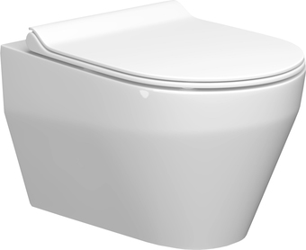 Унитаз Керамин Бари R Нова Безободковый (сиденье Slim с микролифтом)