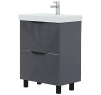 Geometry 60.2Y (9696) тумба VOLNA [tnGEOMETRY60.2Y-07], Графит матовый