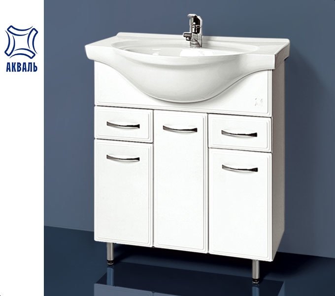 ЭМИЛИ 75 (AL.75.00.02.N) тумба Акваль под умывальник