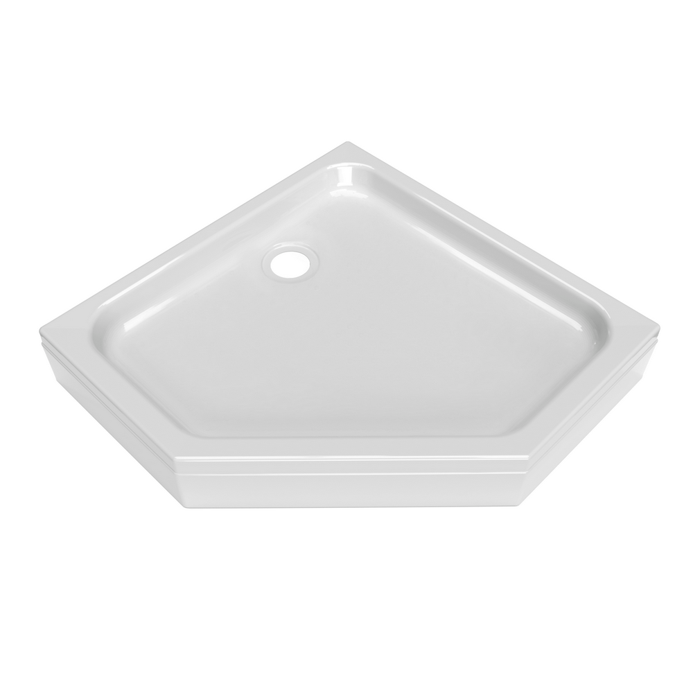 ПД28 Поддон ДК низкий пятиугольный 90х90 в комплекте (высота поддона 170 мм, глубина 70 мм)