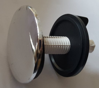 Заглушка отверстия умывальника под смеситель, хром