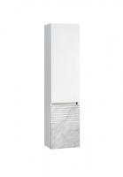 Шкаф Севилья ПН 35 Белый глянцевый / мрамор (166), пленка
