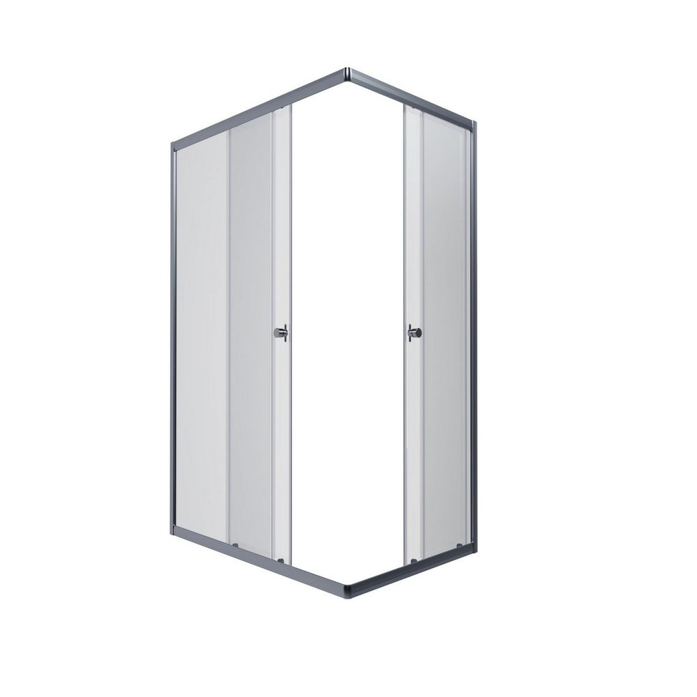 Душевой уголок Triton Вента Хром А1 120х80 без поддона (прозрачное стекло)