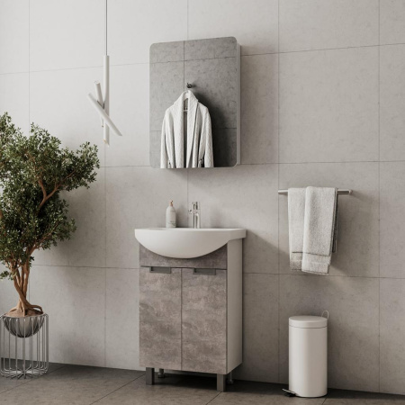 Vario Z 50.2D (Рива) тумба VOLNA [tnVARIO.Z50.2D-09], Цемент (Бетон)