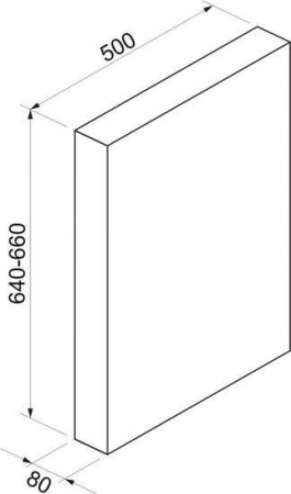 Wellsee Genuine Tree 162029000, опора столешницы (матовый белый)