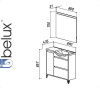 Набор Белюкс ЛИРА Н 910-02 Мебель для ванной комнаты