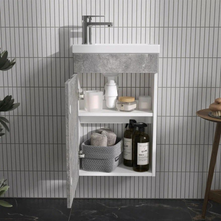 Vario Z.40.1D (Миранда) тумба VOLNA [tpVARIO.Z40.1D-09], Цемент (Бетон)