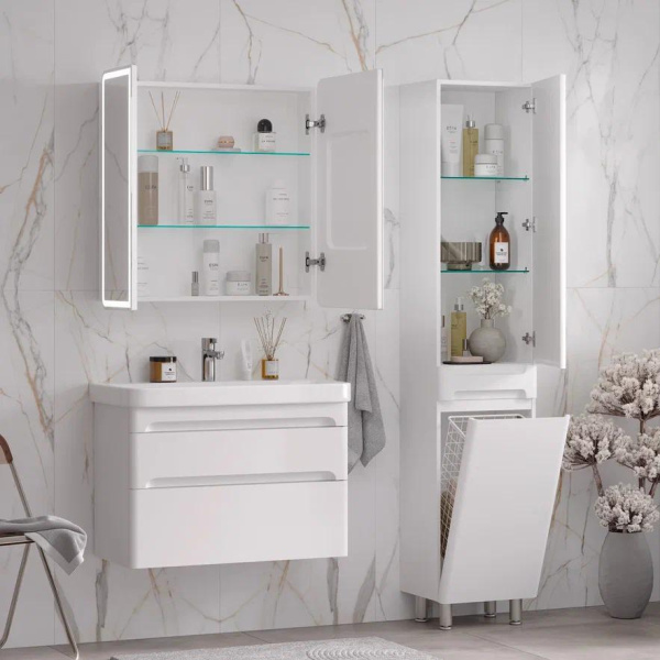 Nice 40 Пенал напольный EQUIL [pnNICE40.KZ-05], с корзиной