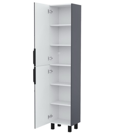 Geometry 40 Пенал напольный VOLNA [pnGEOMETRY40-07], Графит