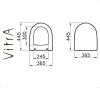 Vitra SENTO Сиденье с крышкой для унитаза для ванной комнаты