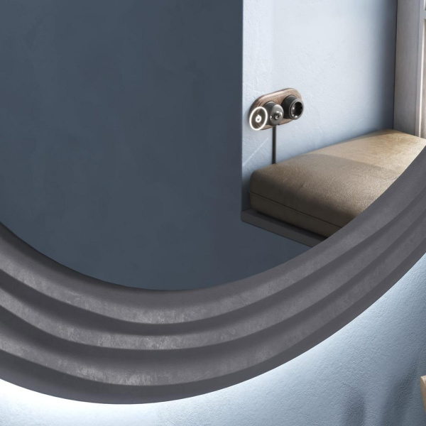 Mirage LED D800 зеркало EQUIL [zkMIRAGE.D800], Графит