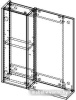 АВН Шкаф с зеркалом Line 60 112.21-01 (левый)