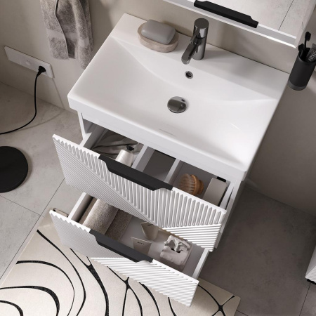 Geometry 60.2Y (9696) тумба VOLNA [tnGEOMETRY60.2Y-01], Белый матовый