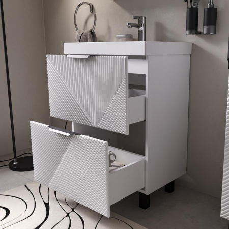 Geometry 60.2Y (9696) тумба VOLNA [tnGEOMETRY60.2Y-01], Белый матовый