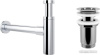 Сифон Wellsee Drainage System 182119004 (сифон, выпуск, хром)
