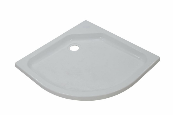 ПД22 Поддон ДК низкий полукруг 80х80 в комплекте  (высота поддона 170 мм, глубина 70 мм)