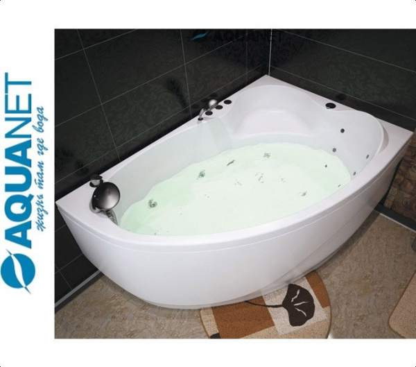 Ванна асимметричная Акванет MAYORCA 150