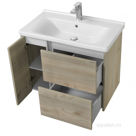 СТОУН 80 (1A228201SX850) тумба AQUATON под умывальник