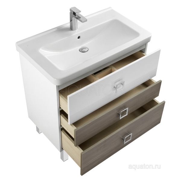 СТАМБУЛ 85 М (1A145901ST580) тумба AQUATON под умывальник