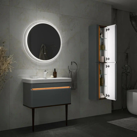 Elegante 36.R Пенал подвесной EQUIL [ppELGNT36.R-24.26], Мэйджик/Дуб голиано