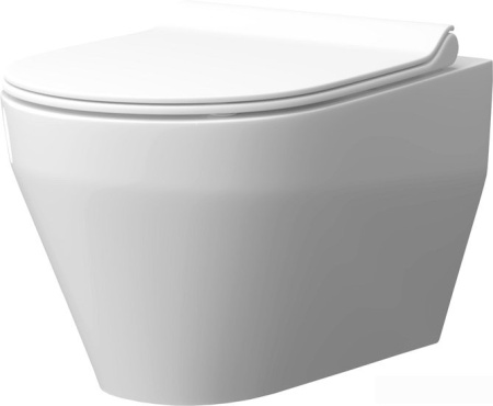 Унитаз Керамин Бари R Нова Безободковый (сиденье Slim с микролифтом)