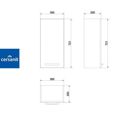 MELAR 35 шкафчик Cersanit (S614-005)