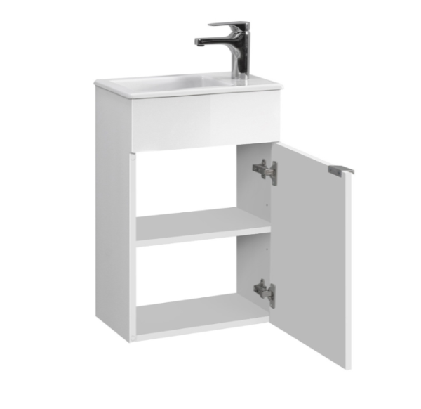 БЕРГАМО-ЖЕНЕВА НП 40 Белый матовый (18) тумба Белюкс под умывальник (4810924264022)