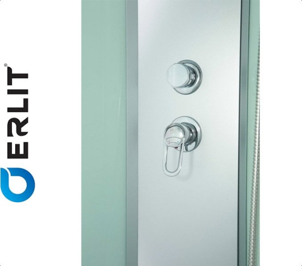 Erlit ER3508TP-C3 душевая кабина (белая/матовые)